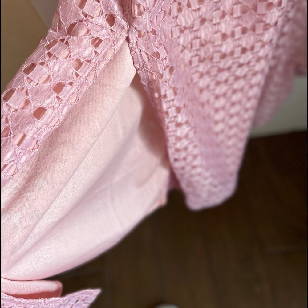 LINE & DOT Sleeveless Belted Pink Jumpsuit.Sz S,M - Picture 9 of 14